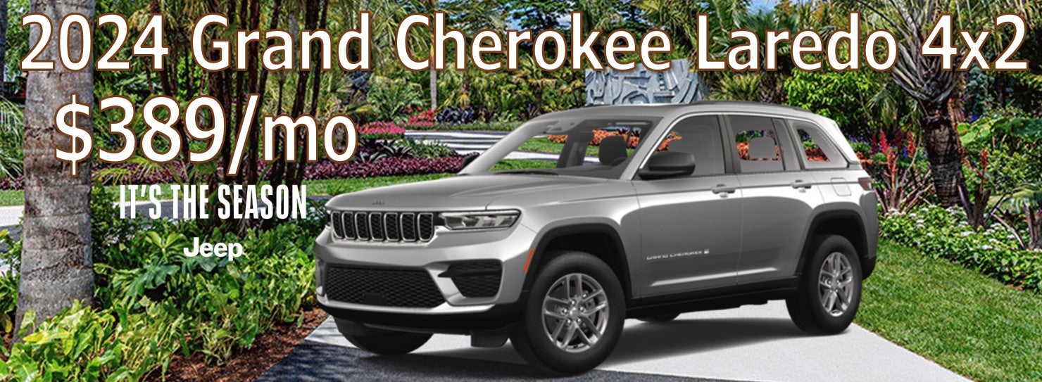 2024 Grand Cherokee Laredo 4x2 $389/mo